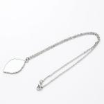 Flat Chain Necklace Sublimation Couple Pendant Necklace Jewelry