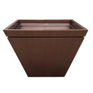 Quality Luxury outdoor large tree planter large metal square flower pot wholesale