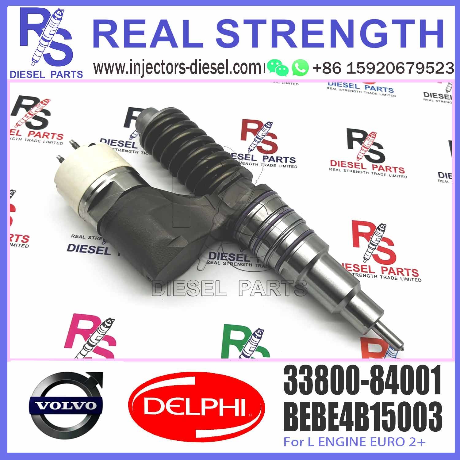33800-84001 High Quality Hot Sale Common Rail Fuel Injection Diesel Fuel Injectors 33800-84001 For HUUNDRI D6CA
