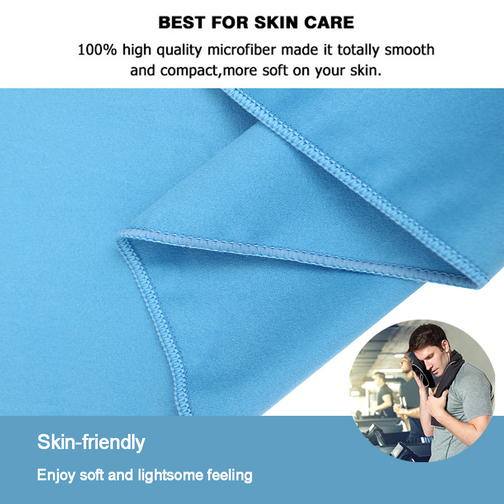 Quick Dry Lightweight Soft Microfiber Suede Towel For Outdoor Activities