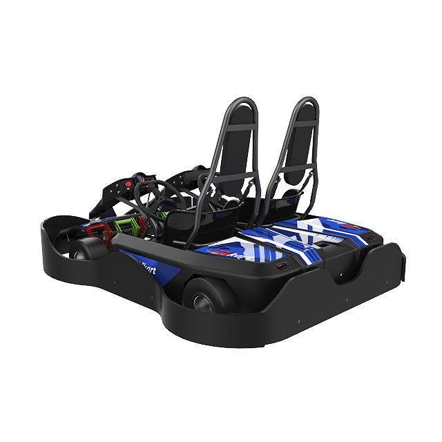 Belt Drive Double Seater Go Kart 3.5kw 3000RPM Single Motor