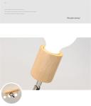 Nordic Solid Wooden Track Light Modern Wooden Chandelier Ceiling Lamps(WH-WA-20)