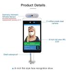 15W 8 Inch Face Recognition Infrared Human Body Thermometer