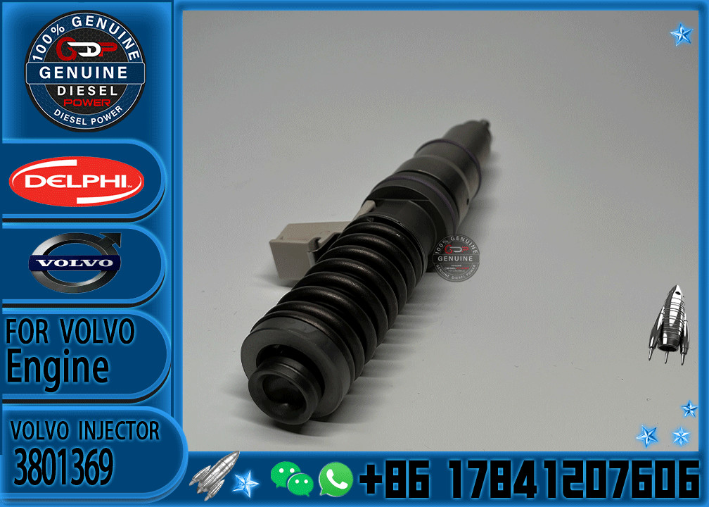 4 Pin Diesel Fuel Injector 3801369 Common Rail Injector BEBE4D18002 For Volvo Truck PENTA MD13