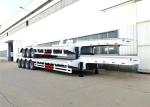 Heavy Load Hydraulic Ladder 80 Ton Low Bed Semi Trailer