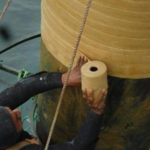 Quality Nonwoven Synthetic Fabric Wax Tape Anti Corrosive 50mmx10mtr For Petroleum wholesale