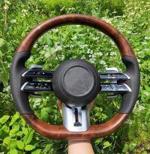 Quality Ergonomic Round PU Steering Wheel Race Wheel For Car Modification Production wholesale
