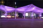 Mall Atriums Tensile Membrane Canopy Waterproof Tensile Membrane Fabric
