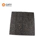 Red Square Playground Rubber Mulch , Shock Absorbing Outdoor Play Area Flooring