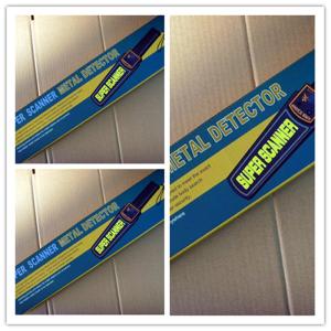Quality Exhibition Black Waterproof Body Metal Detector Scanner 415*65*40mm HH002 wholesale