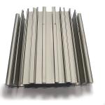 T5 Street Lamp Aluminum Radiator Light Heatsink Profiles Mill Finish