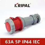 63A 380V industrial power supply waterproof plug connector combination