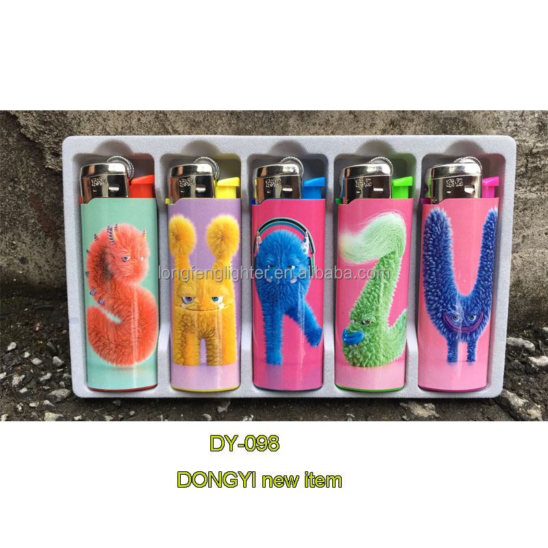 Refillable Flint Gas Lighter Best Quality Wholesale Outdoor Plastic Smoking Lighter