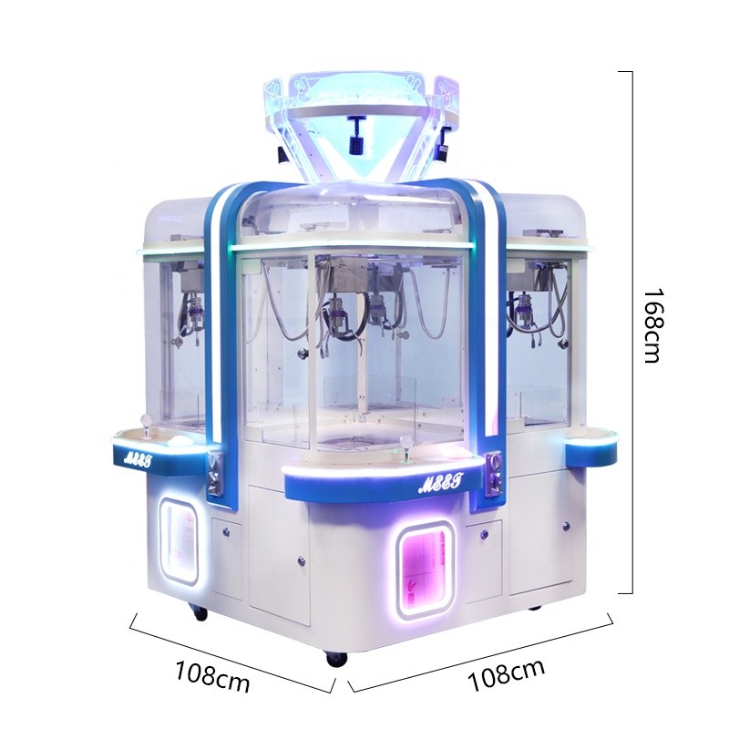 4 Player Plush Toys Crane Gift Vending Machine