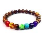 Hot Selling Chakra Mala Beads Spiritual Healing Jewelry 7 Chakra Bracelet