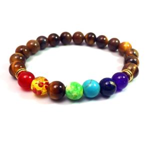 Quality Hot Selling Chakra Mala Beads Spiritual Healing Jewelry 7 Chakra Bracelet wholesale