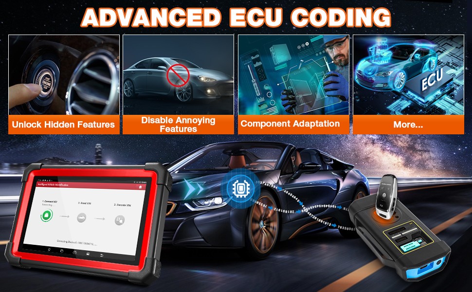 2024 Launch X431 IMMO Plus Key Programmer 3-in-1 IMMO Clone Diagnostics Functions Global Version