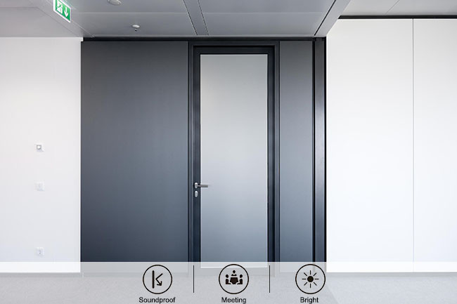 Hospital Solid Partition Wall Double Steel Acoustic Soundproof Partitions For Offices