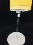 POS Table Display Stands , Top Clip Sign Holders PC for Retail Counter