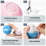 Pink Teaser Ball Dog Toy Electric Dog Teaser Ball Interactive Pet Toys