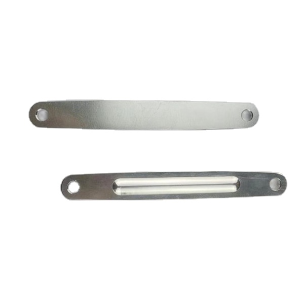 Universal 3/8" Hole Dia Silver and Black Finish Aluminum Jacobs Ladder Straps 5.0mm Thickness for Sprint Car