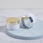 Golden Silver Screw Cap 2.03OZ 26MM Plastic Cosmetic Jars