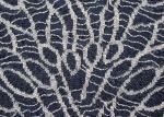 Black Charming Cotton Nylon Lace Fabric For Nightwear OEM ODM CY-LW0105