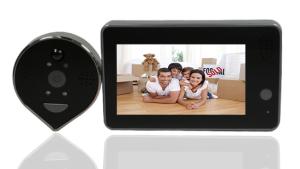 Quality Smart Door Viewer Peephole Camera Ring 120 Degree 4.3 Inch Screen wholesale