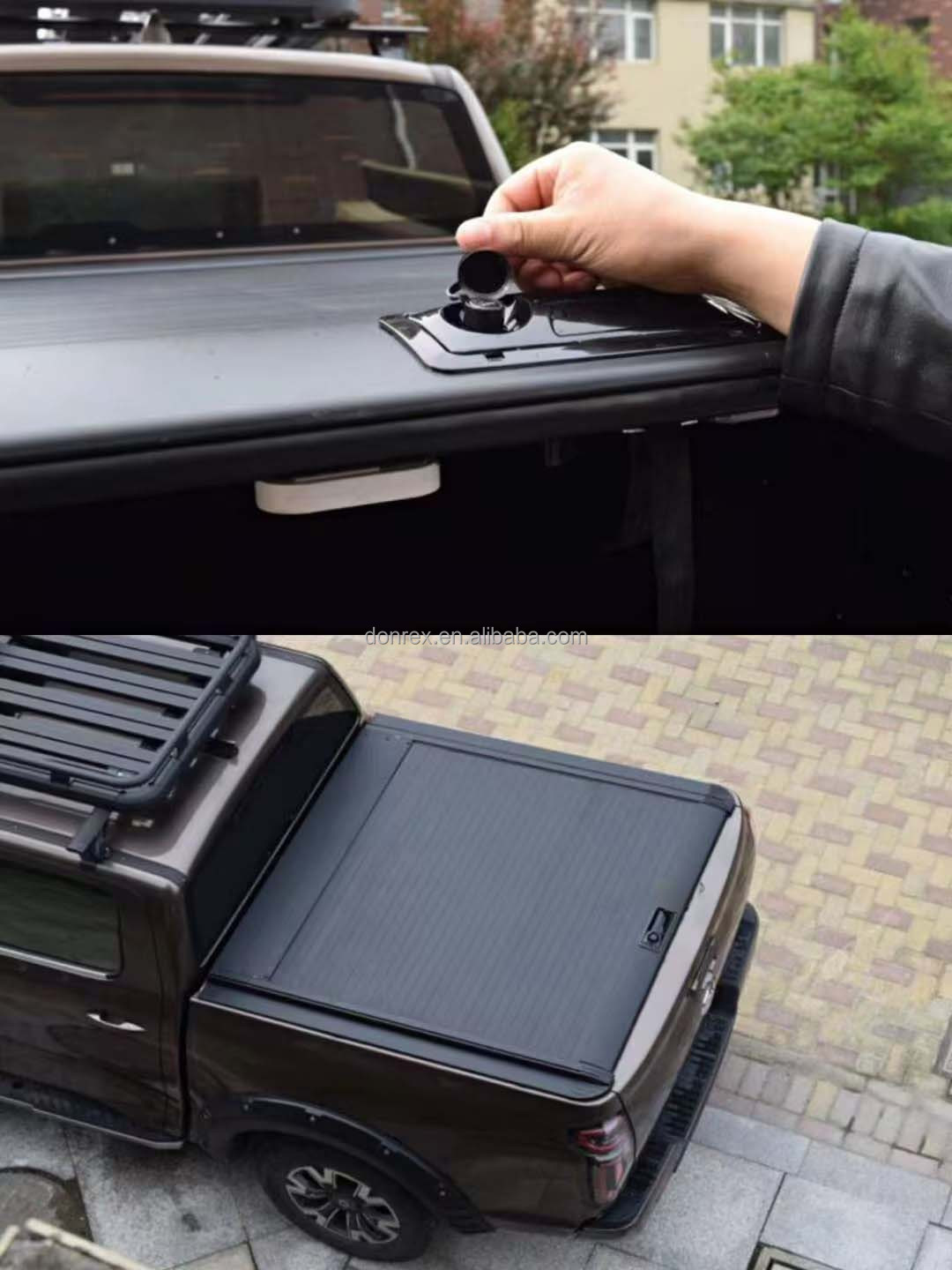 Waterproof Retractable Hard Aluminum Pickup Cover for Toyota HILUX REVO VIII Pickup N1