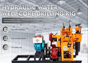 Quality Crawler Mobile Water Well Drilling Rigs , Dth Borewell Machine wholesale