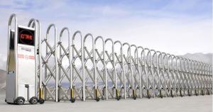 Quality Stainless Steel Electric Retractable Gate , SS304 Automatic Folding Gate wholesale