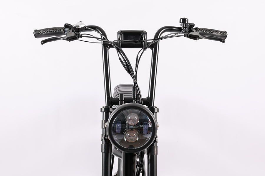 48V1000W Motor Full Suspension Shock Electric Retro Bike with Customised Beach Bikes Cruisers