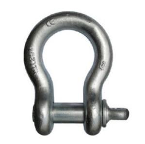 Quality 1.25 Inch WLL 12 Tonne Wide Body Shackles , Safety Pin Bow Shackle wholesale