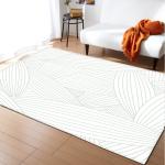 Flower Texture New Cartoon Large Carpet Source Wholesale Feather ins Style