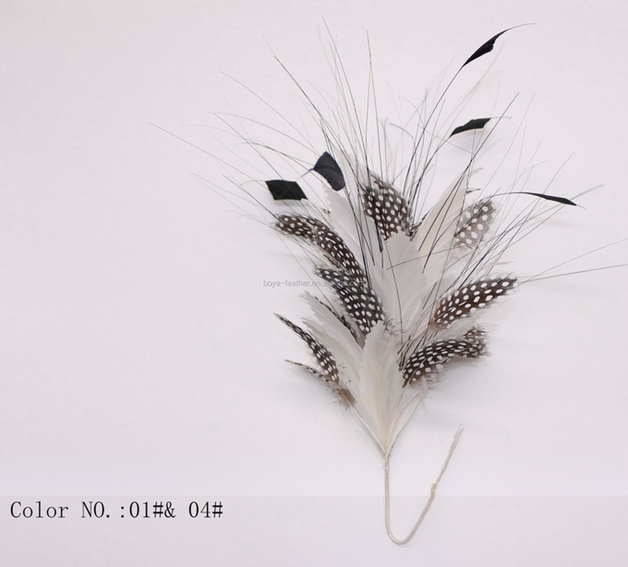 10x30cm Goose Feather Mounts Party Decor Guinea Fowl Peacock Feather Flowers