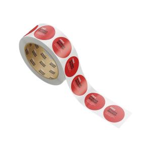 Quality Printed Custom Waterproof Logo Packaging Label Roll Vinyl Food Sticker Label wholesale