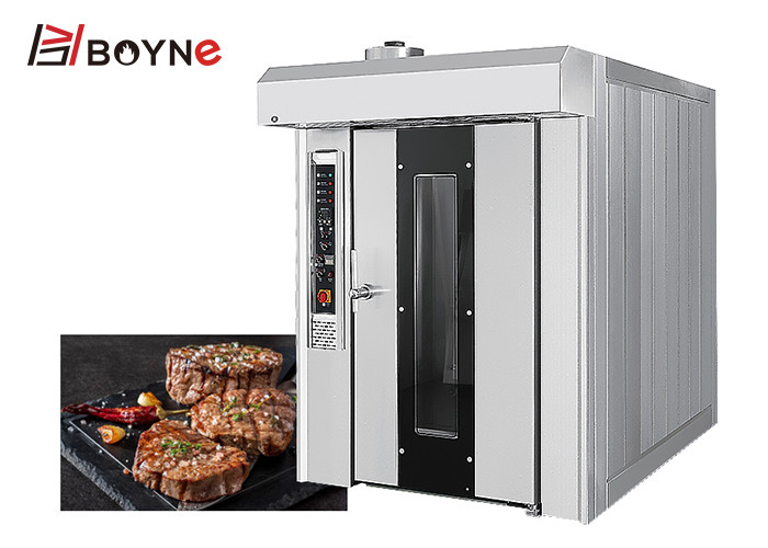 Commercial Electric Hot Air Rotary Oven 52kw Tray Size 400x600mm