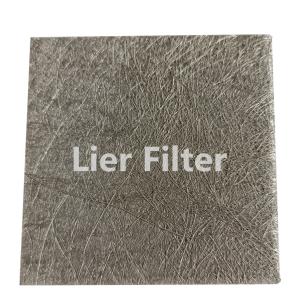 Quality FeCrAl Sintered Fiber Felt Strong Thermal Inertia Long Service Life wholesale