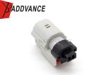 Dual Slot Light Gray Electrical Female Connector 2 Pin For Truck Bus 1 Year