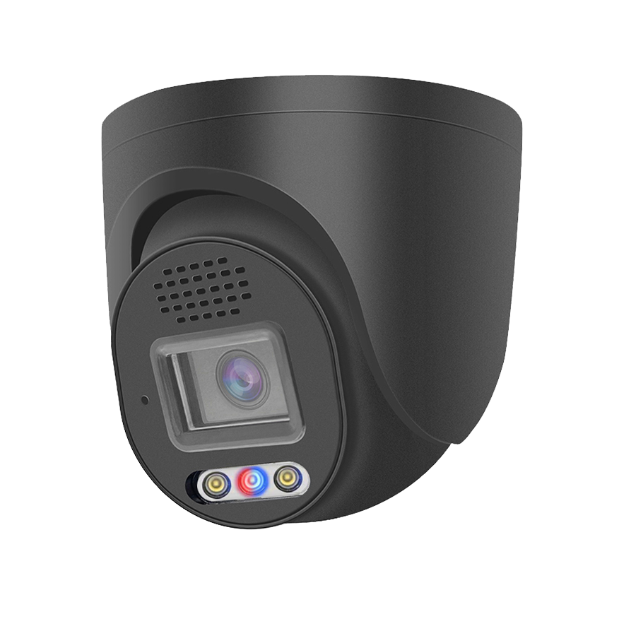 Customized 4 Channel 8MP Red and Blue Light Alarm Outdoor Home PoE NVR Kit Cctv Ip Cameras Surveillance Security Camera System
