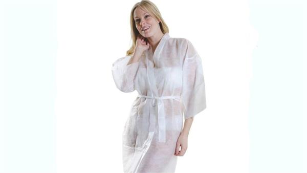 Wholesale Unisex White Waffle Dressing Gown PP Beauty Salon Kimono Robes