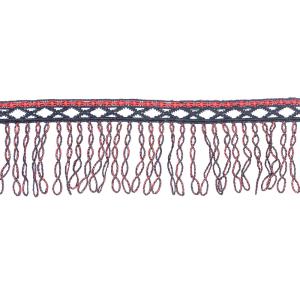 Quality Eco Friendly Long 4 Grade Polyester Silk Fringe Trim wholesale