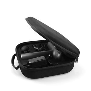China Black Silk Printing Logo EVA Massage Gun Carrying Case Bumps Proof on sale