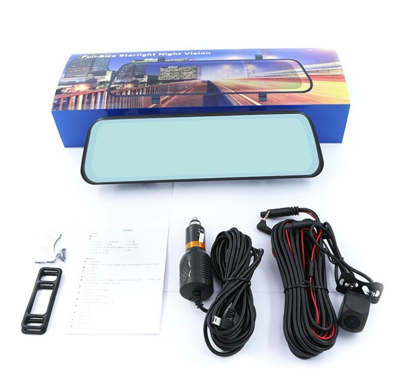 Streaming Media WDR 1080p Dash Cam Mirror DVR Full Hd 1080P 10 Inch