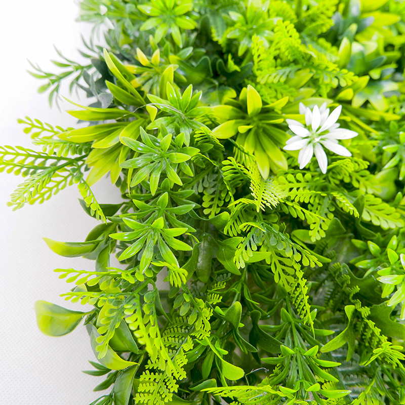 Anti-UV Vertical Garden Simulation plant artificial grass home Landscape decor Plastic Outdoor wall