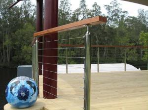 Quality Modern Building Railing Stainless Steel Cable Only Screw Installation wholesale
