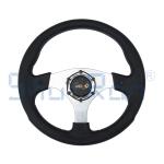 Golf Cart Racing Woodgrain Steering Wheel For Club Car, EZGO, And Yamaha