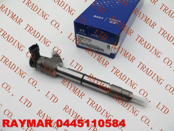 BOSCH Common rail injector 0445110583, 0445110584 for HYUNDAI D4HB EURO 6 33800