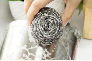 Quality Kitchen Cleaning Metal Scouring Ball Dry Quickly Not Easy To Change Shape wholesale