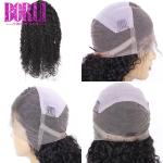 250% Density Full Lace Human Wigs Water Wave Brazilian With Baby Hair Smooth